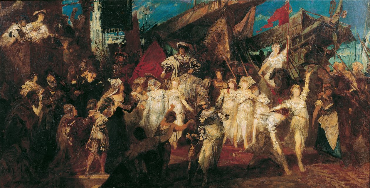 查理五世进入安特卫普 作者 汉斯·马卡特（Hans Makart）