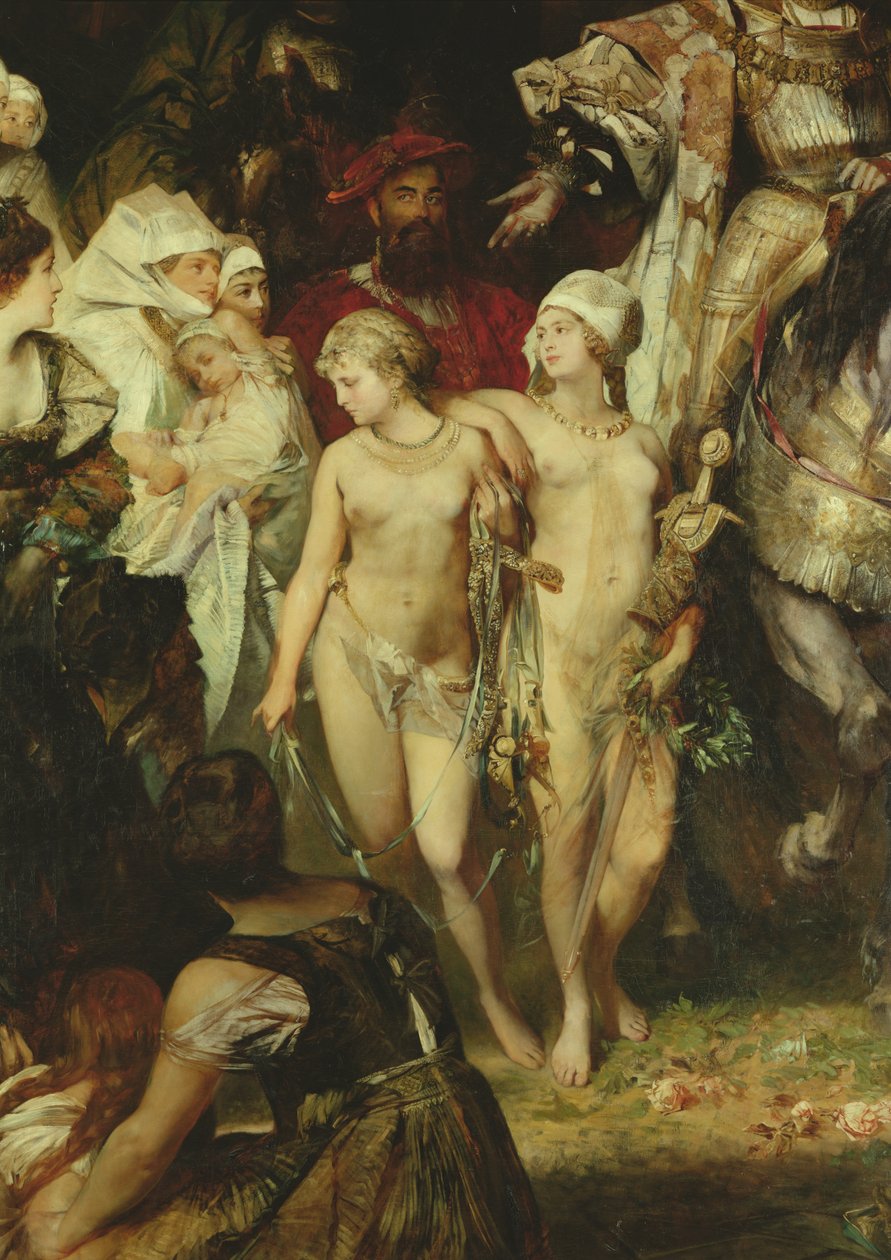 皇帝查理五世入口细节 作者 汉斯·马卡特（Hans Makart）