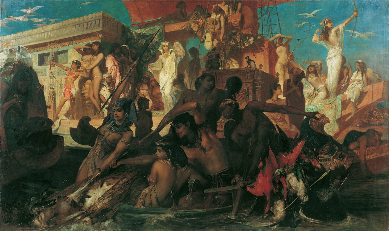 Die Niljagd 作者 汉斯·马卡特（Hans Makart）