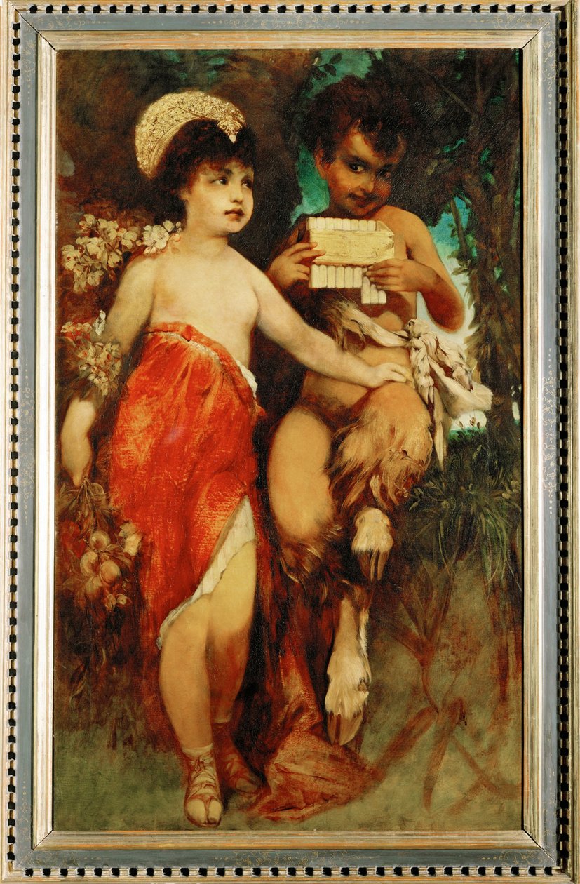花仙子与仙女......（布面油画） 作者 汉斯·马卡特（Hans Makart）