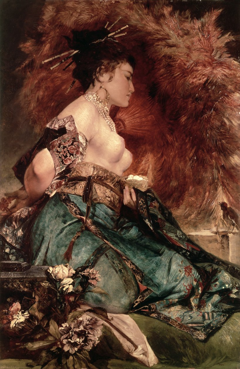 日本女孩 作者 汉斯·马卡特（Hans Makart）