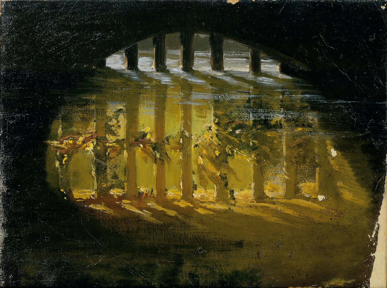赫尔布伦宫公园图案 作者 汉斯·马卡特（Hans Makart）