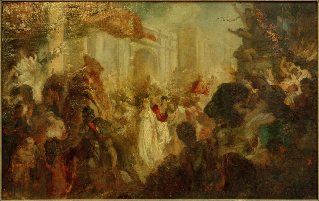 罗马的凯旋游行 作者 汉斯·马卡特（Hans Makart）