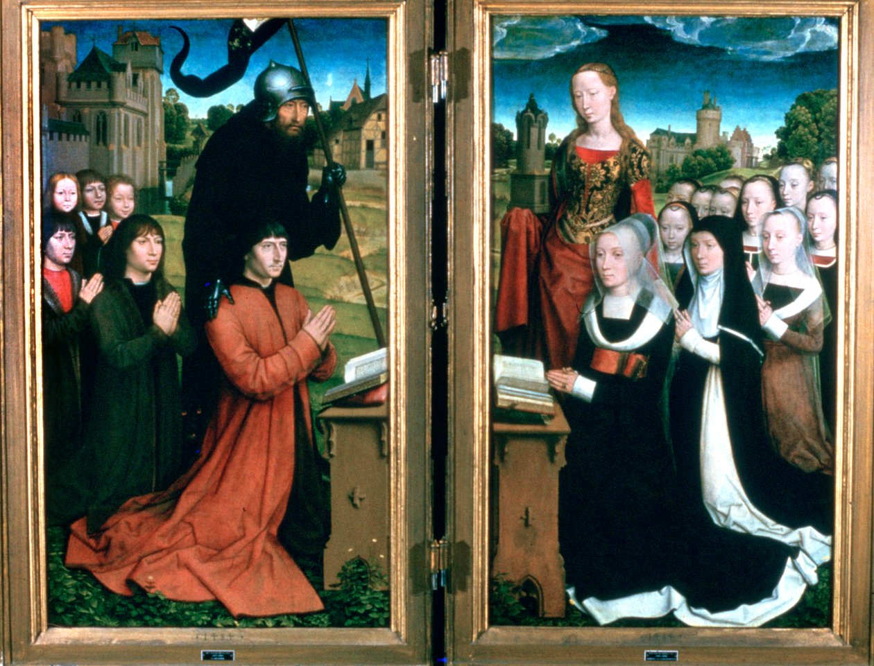 莫雷尔家庭三联画，1484年 作者 汉斯·梅姆林