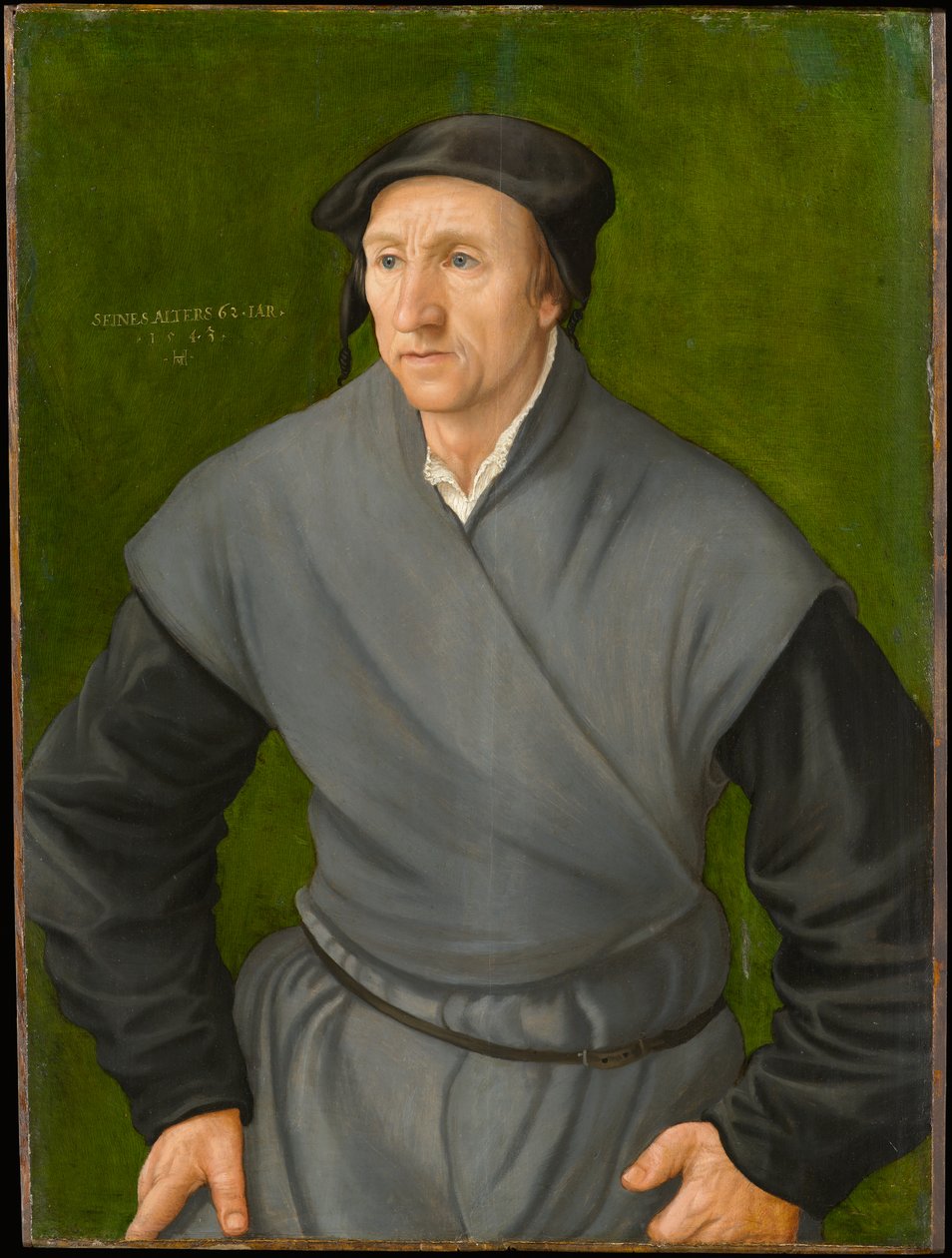 一个人的肖像，1543年 作者 汉斯·缪里希（Hans Muelich）或米里希（Mielich）