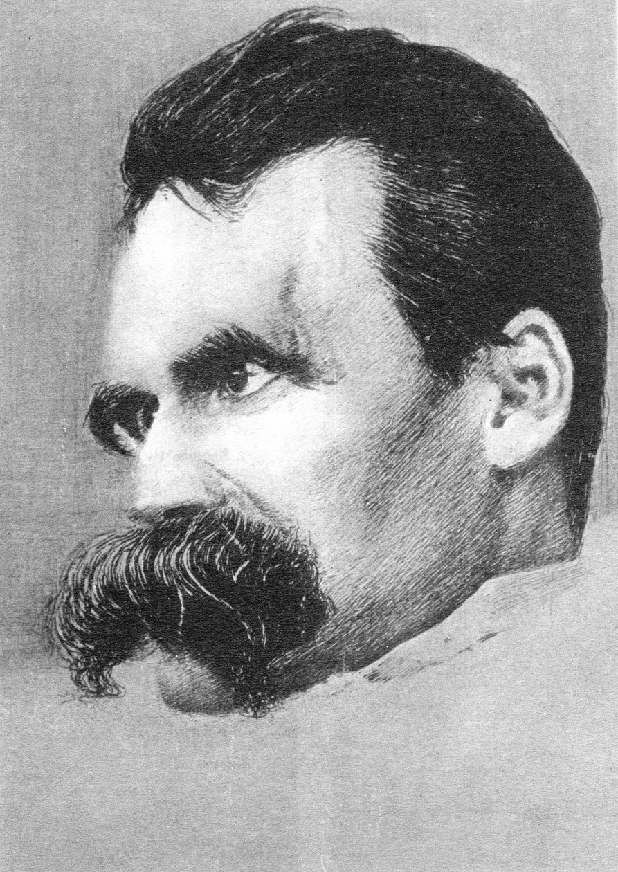 弗里德里希·威廉·尼采（Friedrich Wilhelm Nietzsche），德国哲学家和作家 作者 汉斯·奥尔德