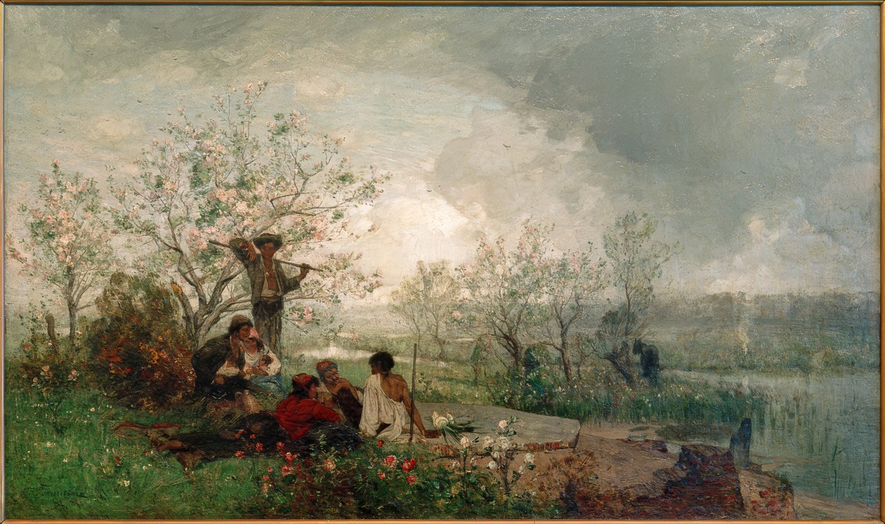 H.P.Feddersen, Zigeunerlager an der Weichsel 作者 小汉斯·彼得·费德森