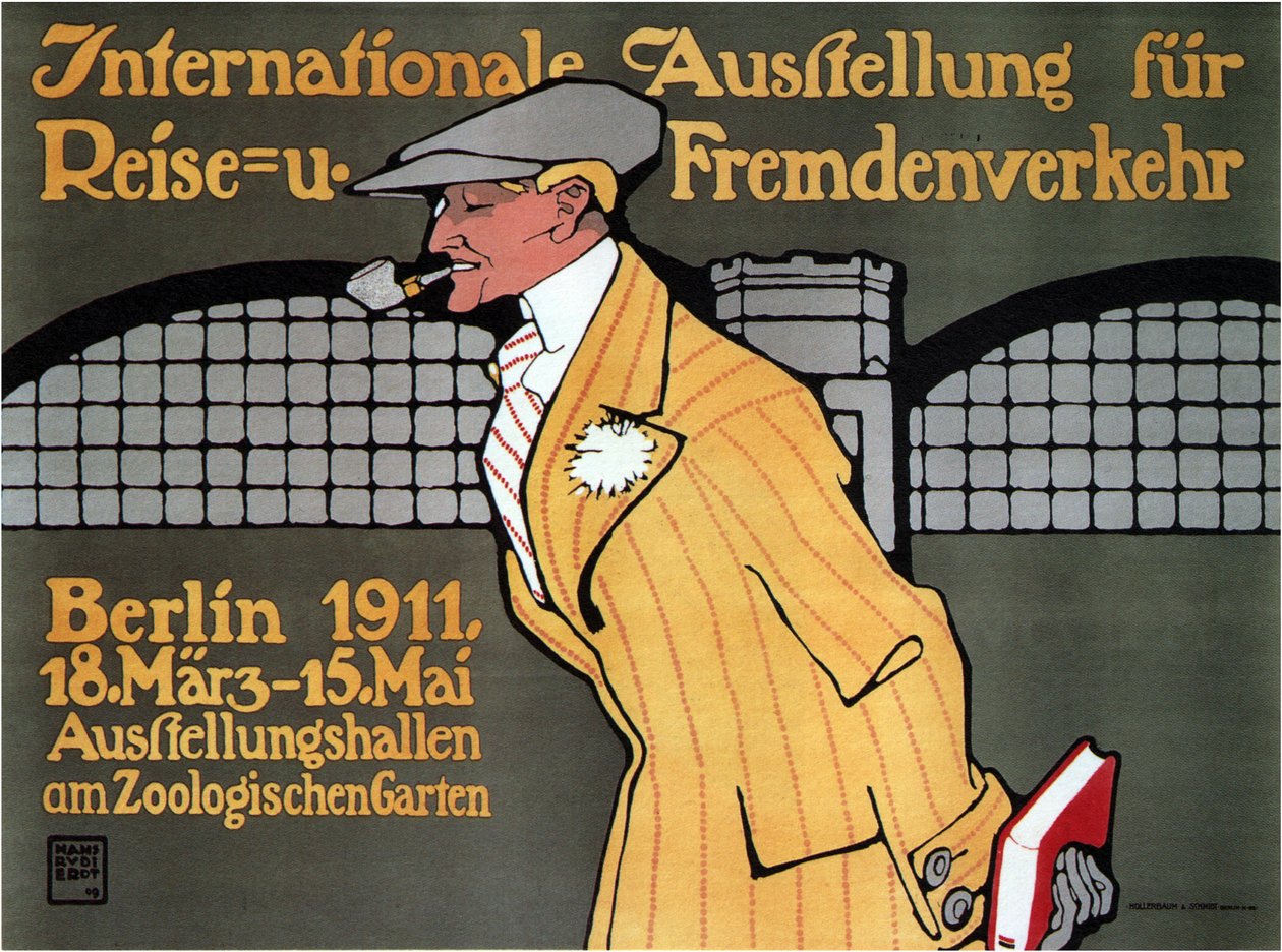 1911年柏林国际旅行展 作者 汉斯·鲁迪·埃特