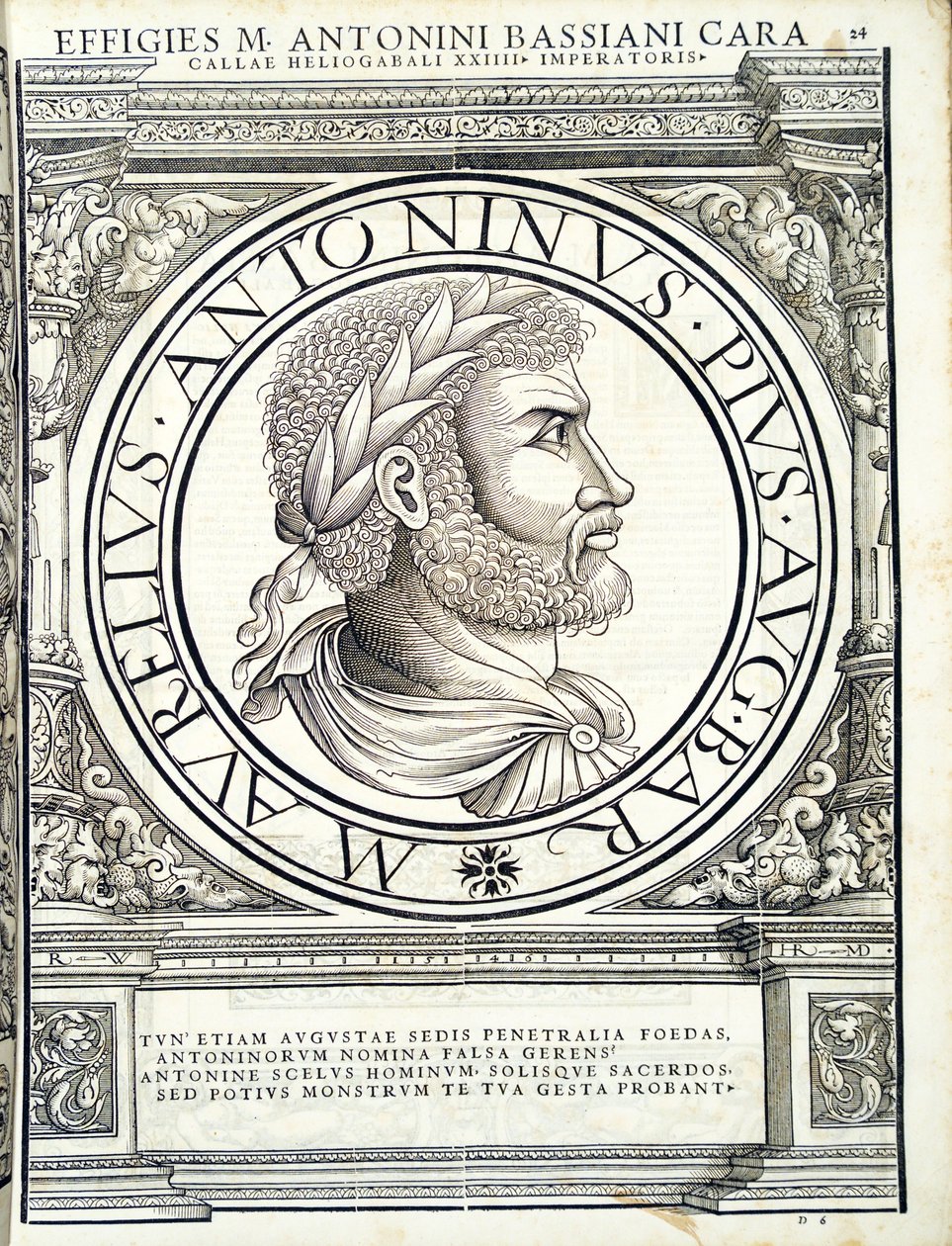 Heliogabalus，由鲁道夫Wyssenbach东方和西方最真实的古钱币的图像，雕刻的罗马皇帝，由Andreas盖斯纳，苏黎世印刷， 作者 汉斯·鲁道夫·曼努埃尔·德意志