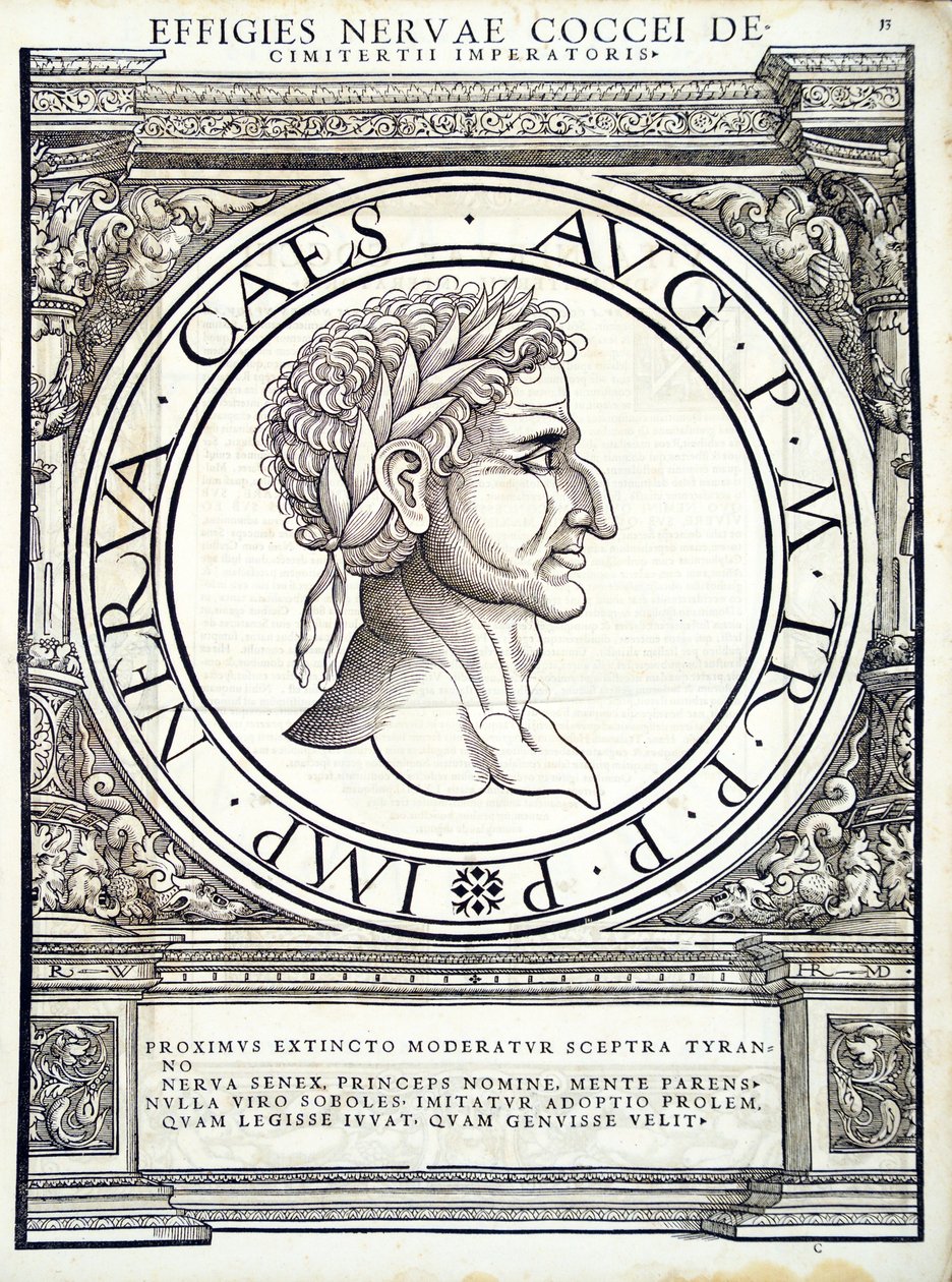 Caravantius由鲁道夫Wyssenbach，由Andreas盖斯纳，苏黎世，1559印古钱币，雕刻罗马东部和西部最真实的图像的主将 作者 汉斯·鲁道夫·曼努埃尔·德意志