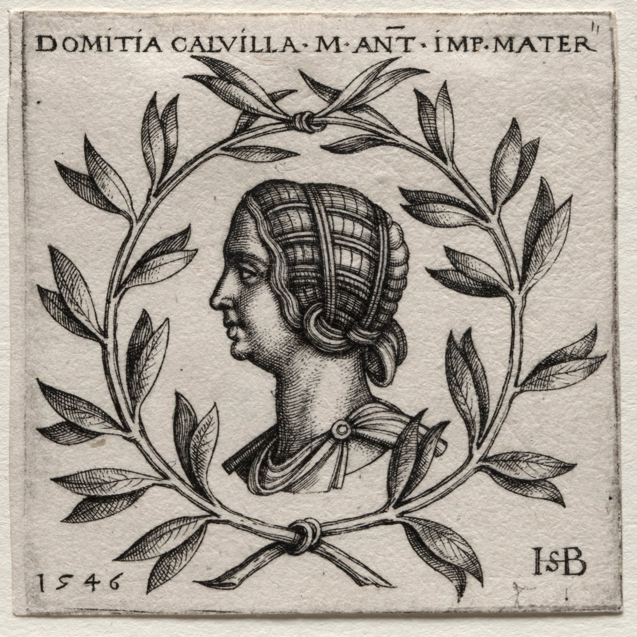 多米蒂亚·卡尔维拉（Domitia Calvilla），1546年。 作者 汉斯·塞巴尔德·贝汉姆