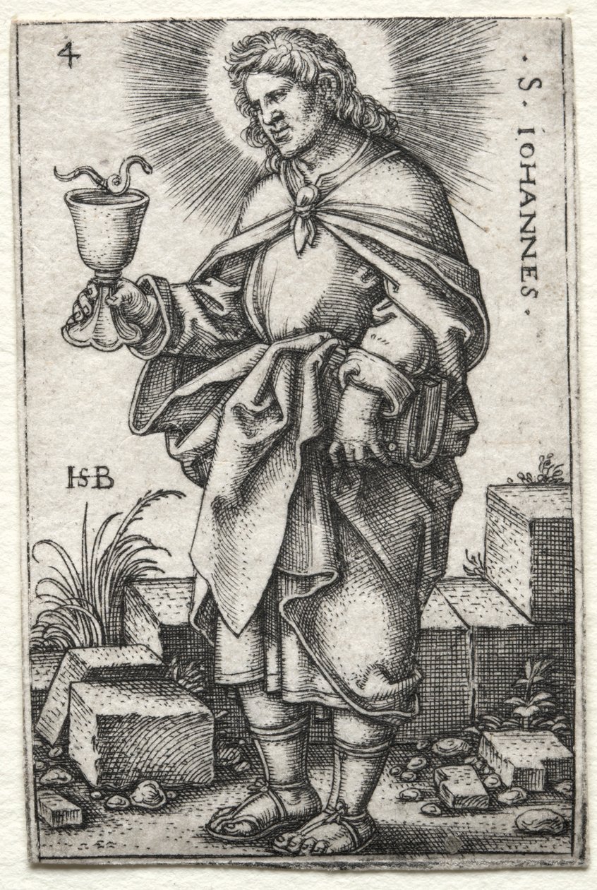 圣约翰，1545-1546年。 作者 汉斯·塞巴尔德·贝汉姆