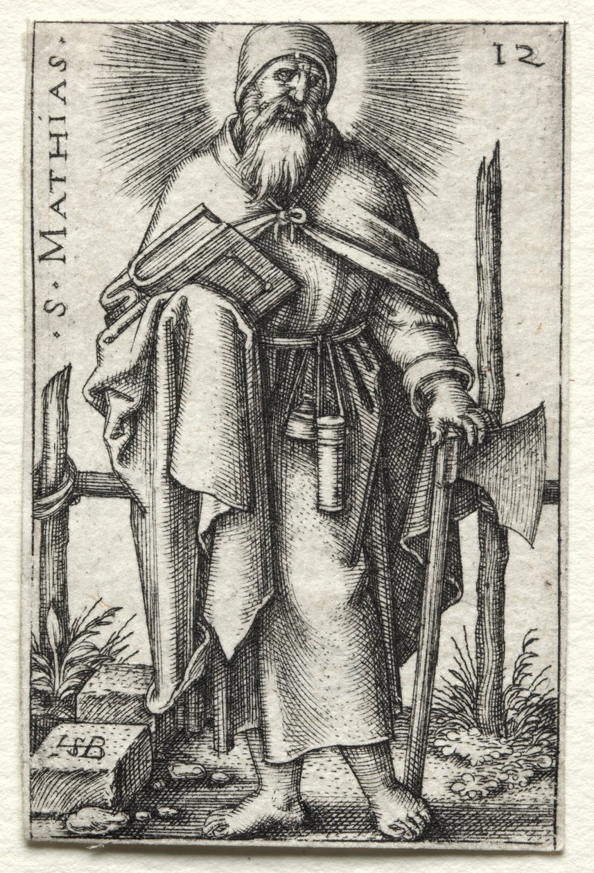 圣马修，1545-1546年。 作者 汉斯·塞巴尔德·贝汉姆