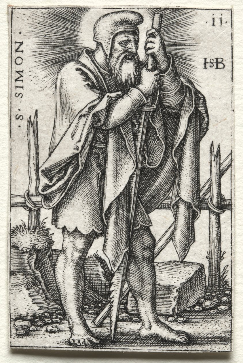 圣西蒙，1545-1546年。 作者 汉斯·塞巴尔德·贝汉姆