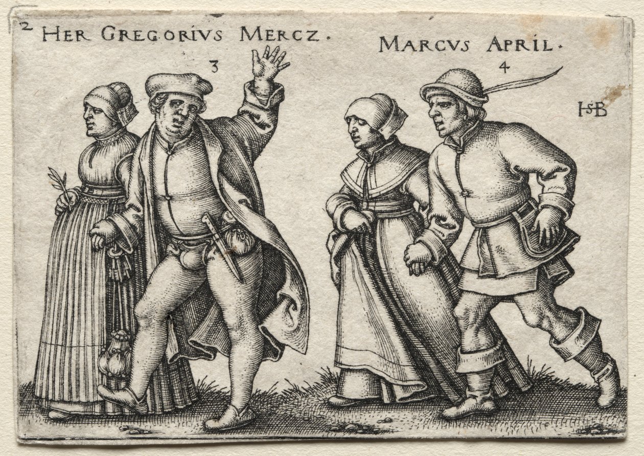 乡村婚礼  Her Gregorius Mercz / Marcus April 作者 汉斯·塞巴尔德·贝汉姆