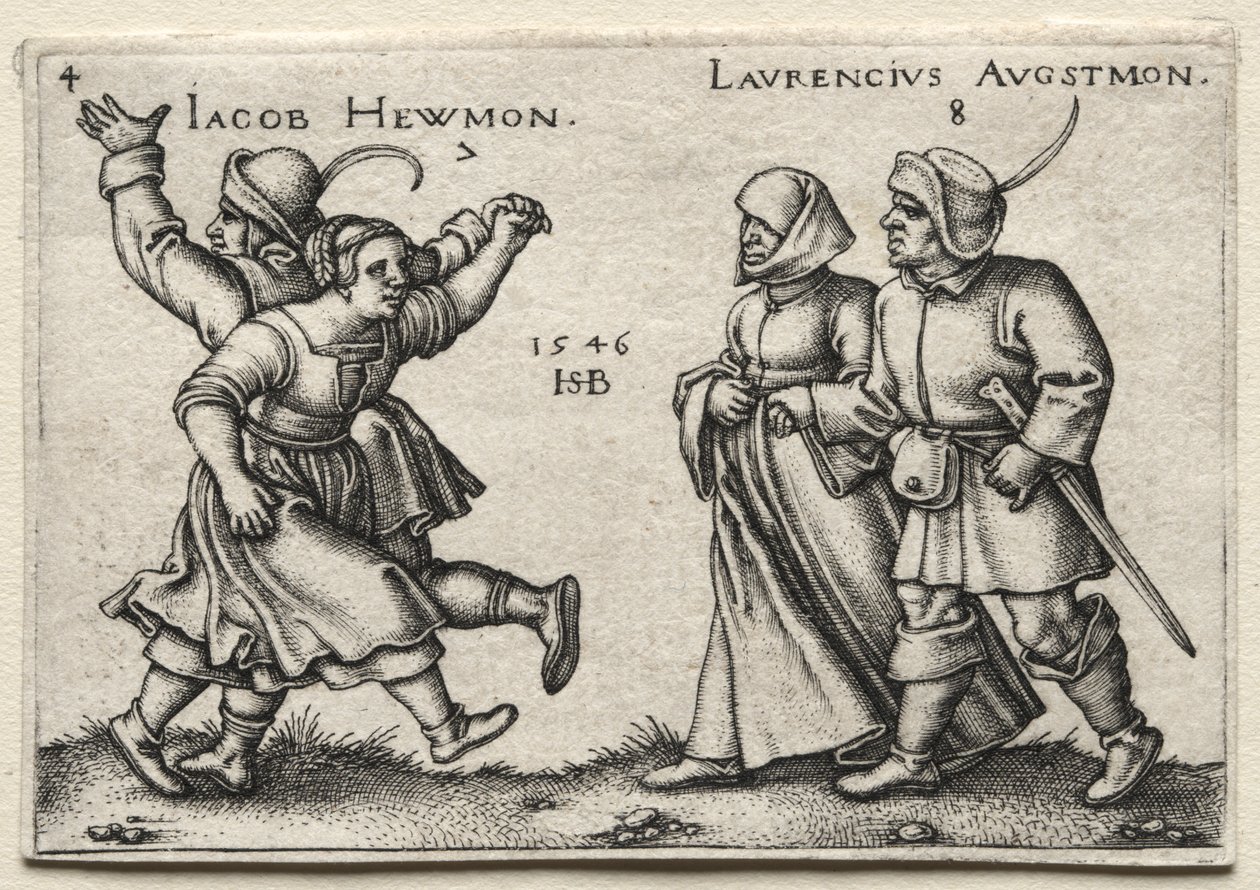 乡村婚礼：  Jacob Hewmon / Lawrencius Augstmon 作者 汉斯·塞巴尔德·贝汉姆