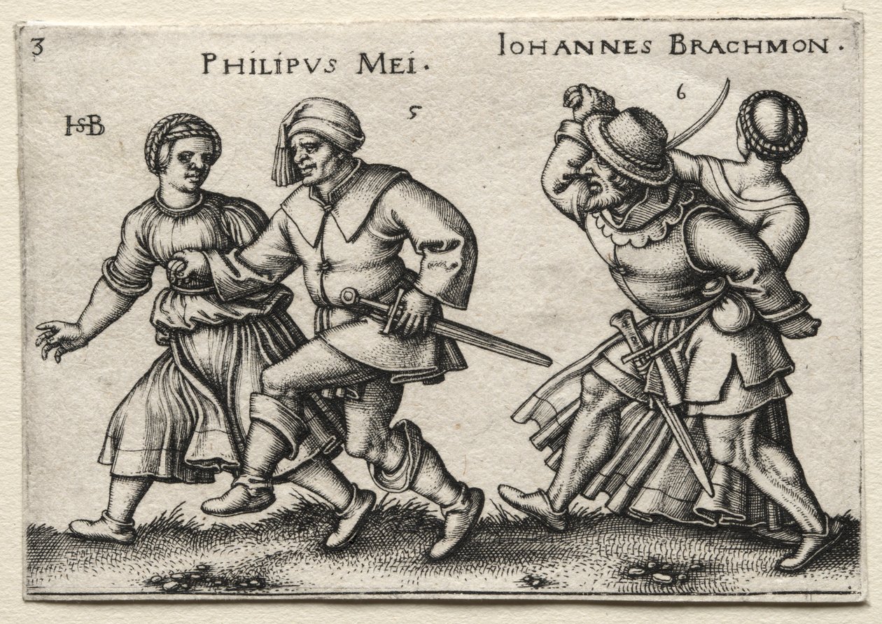 乡村婚礼：1546年，Philipus Mei Johannes Brachmon。 作者 汉斯·塞巴尔德·贝汉姆