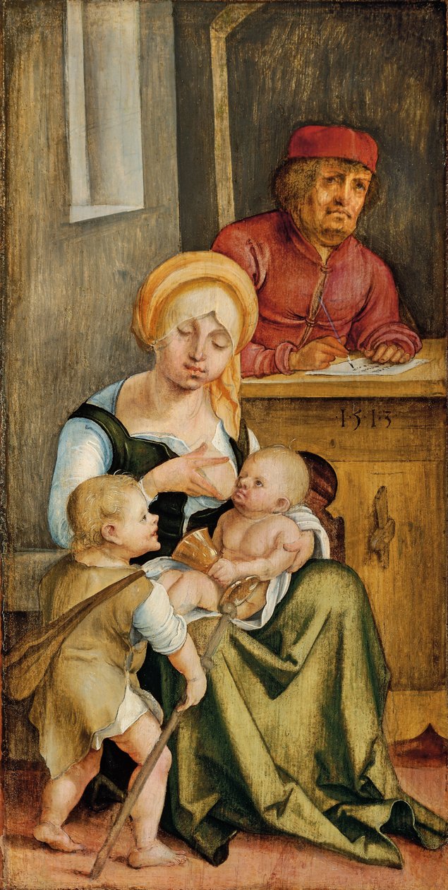 玛丽·克洛帕斯（Mary Clopas）和她的家人，1515年 作者 汉斯·苏斯·库姆巴赫