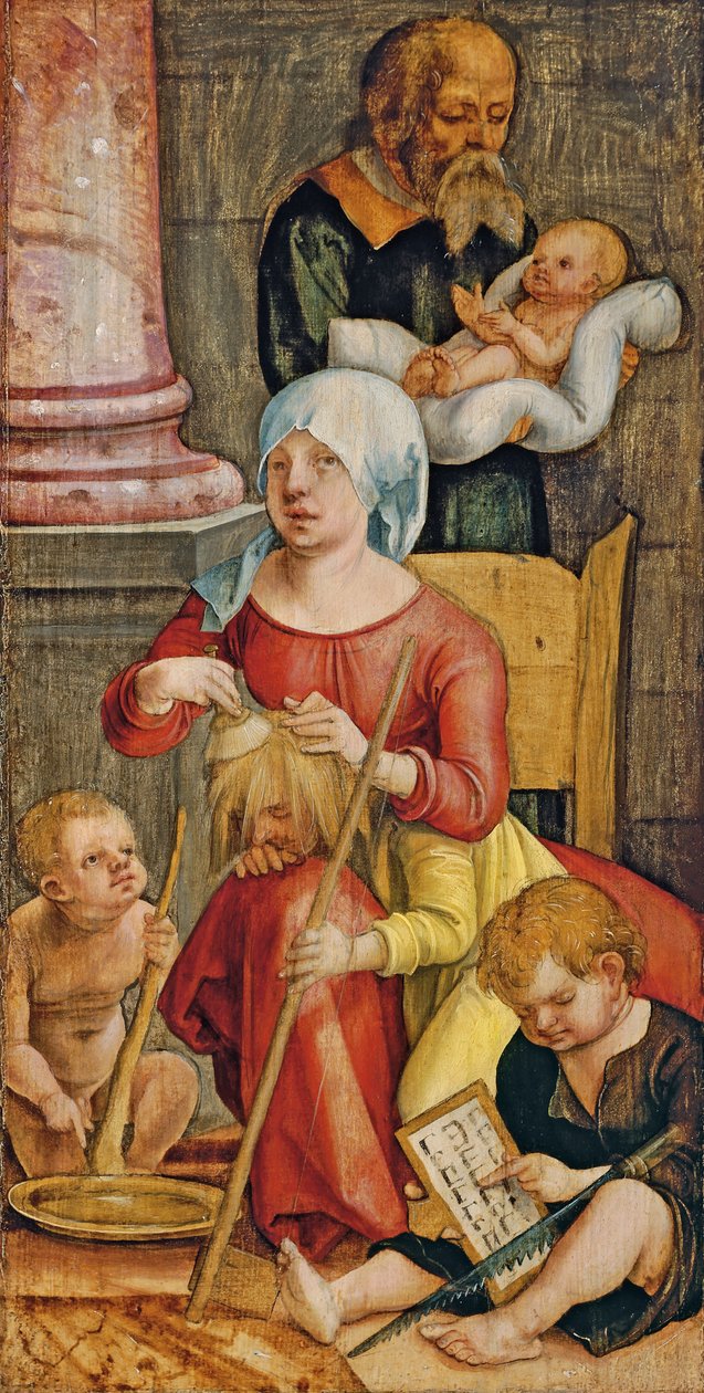 玛丽·莎乐美（Mary Salome）和她的家人，1515年 作者 汉斯·苏斯·库姆巴赫