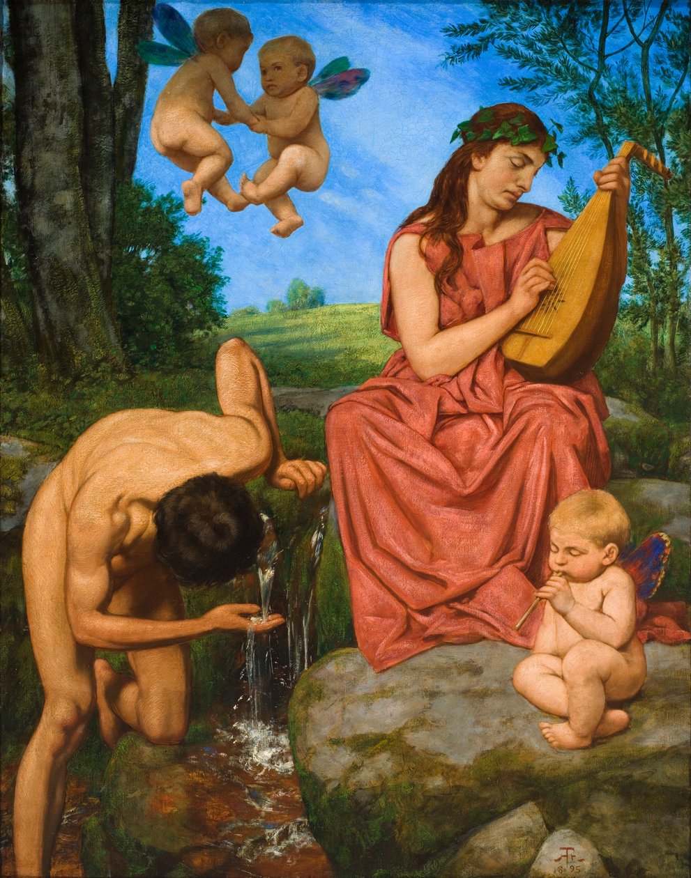 Die Quelle（春天），1895年 作者 汉斯·托马