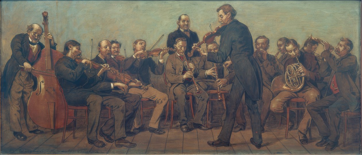 Ländliche Musikkapelle 作者 汉斯·托马