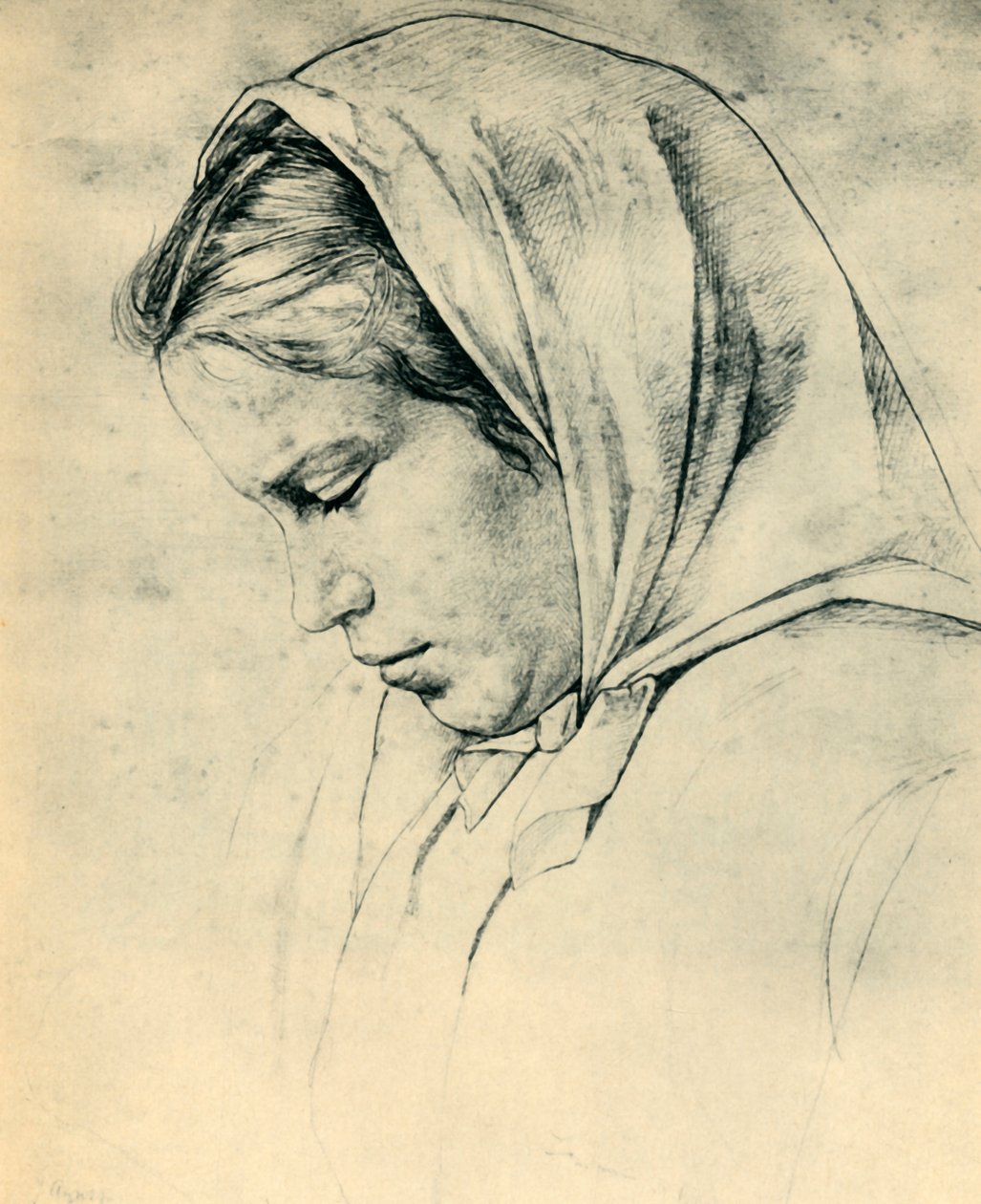 艺术家姐妹阿加特（Agathe），1866年，1943年。 作者 汉斯·托马