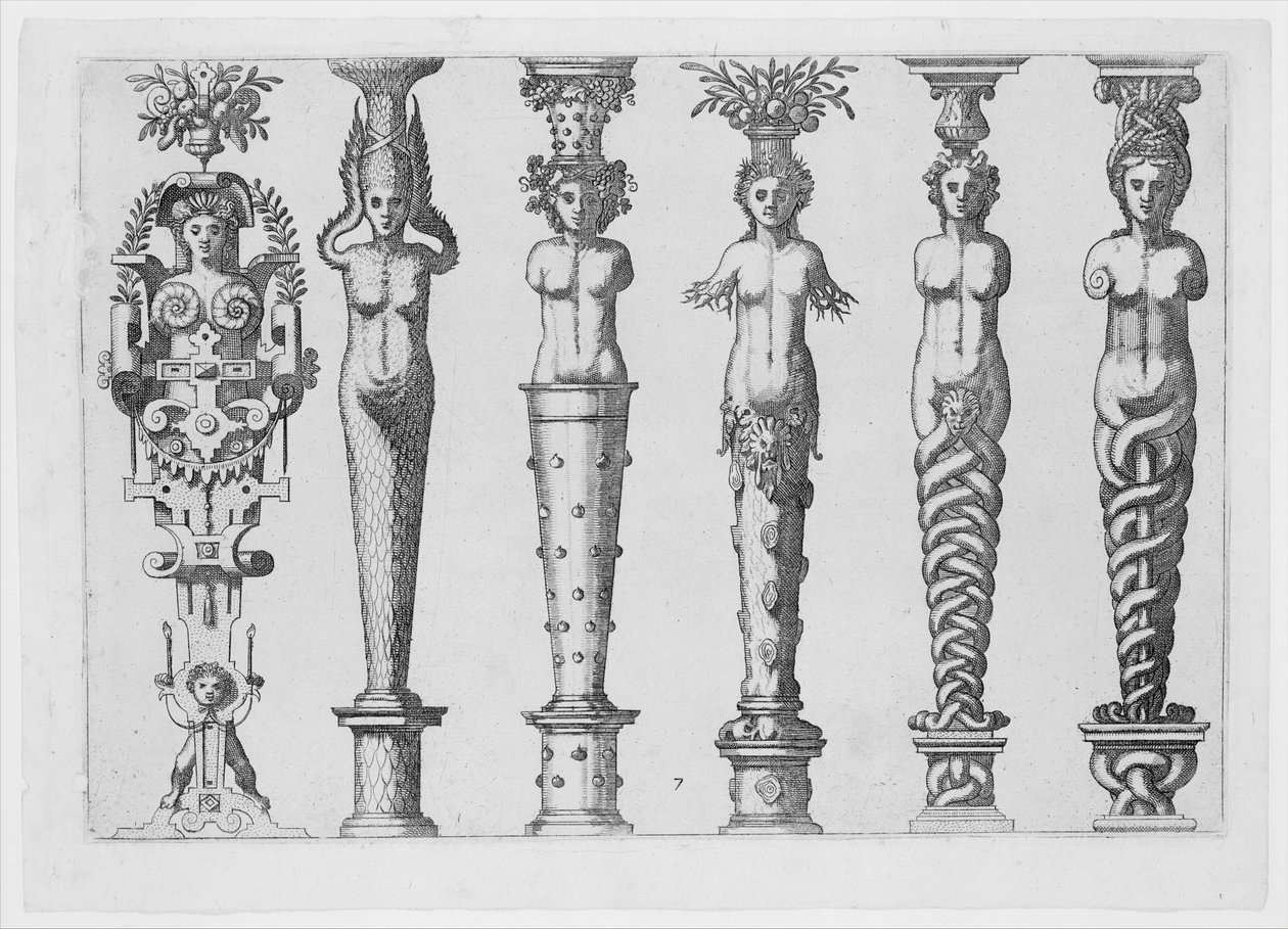 Caryatidum ... sive Athlantidum Multiformium ...，约1565年。 作者 汉斯·弗里德曼·德·弗里斯