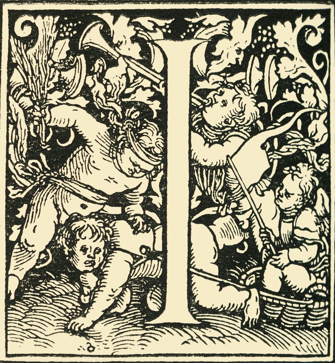 I-汉斯·魏德兹（Hans Weiditz）的字母，c1520-1521，1908年。 作者 汉斯·魏迪兹