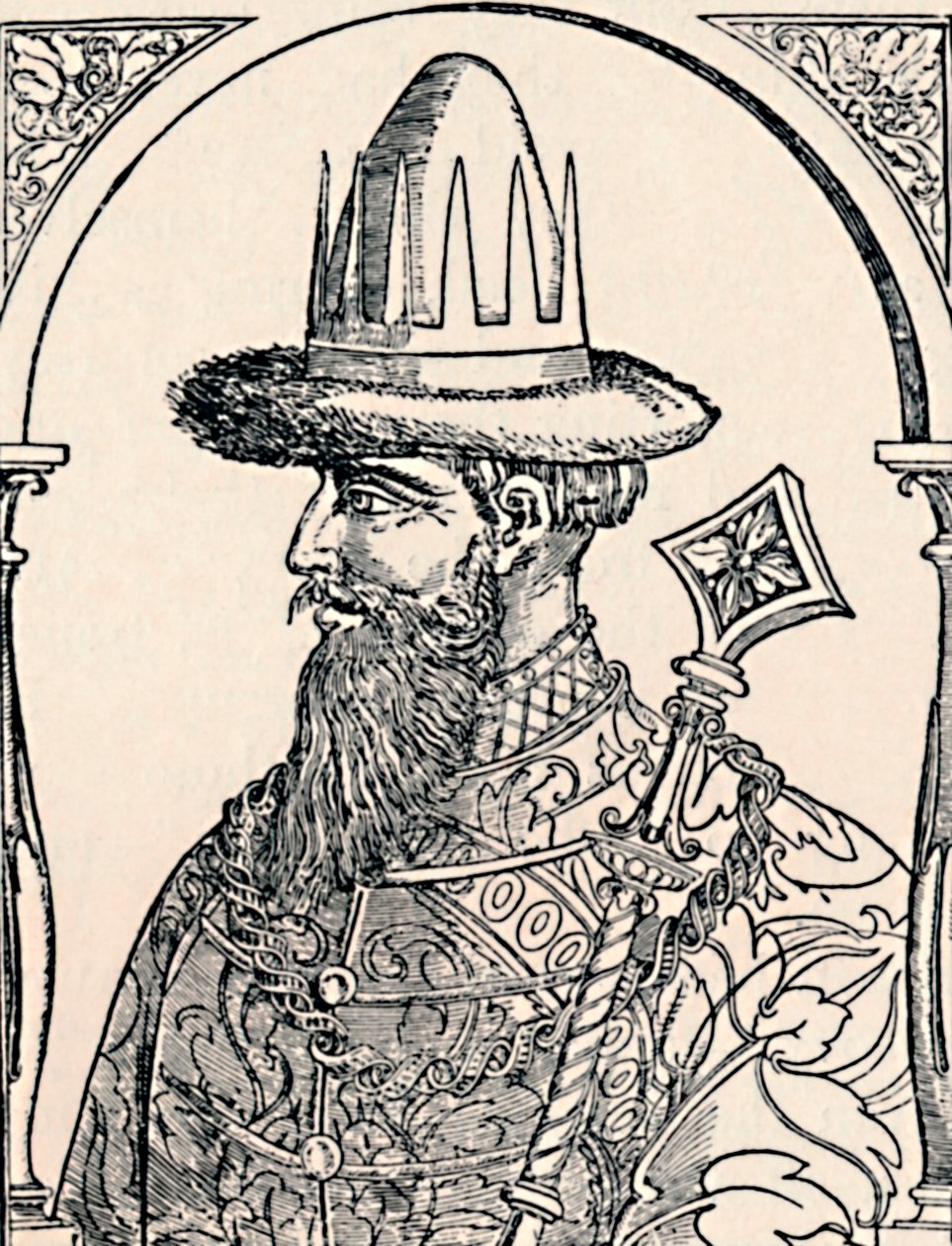 沙皇伊凡雷帝（The Czar Ivan the Terrible），1590年，1903年 作者 汉斯·温格尔