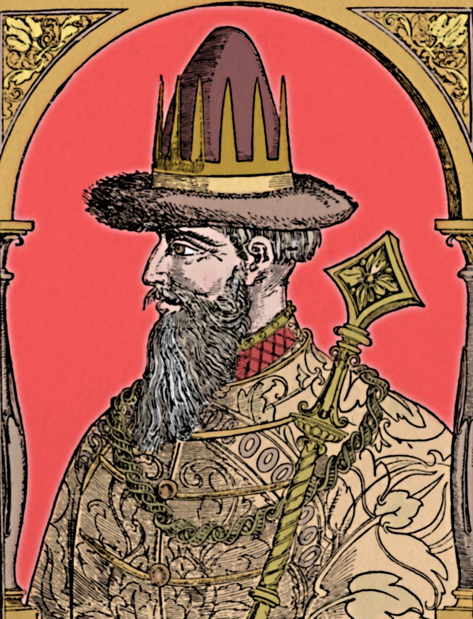 沙皇伊凡雷帝（The Czar Ivan the Terrible），1590年，1903年 作者 汉斯·温格尔