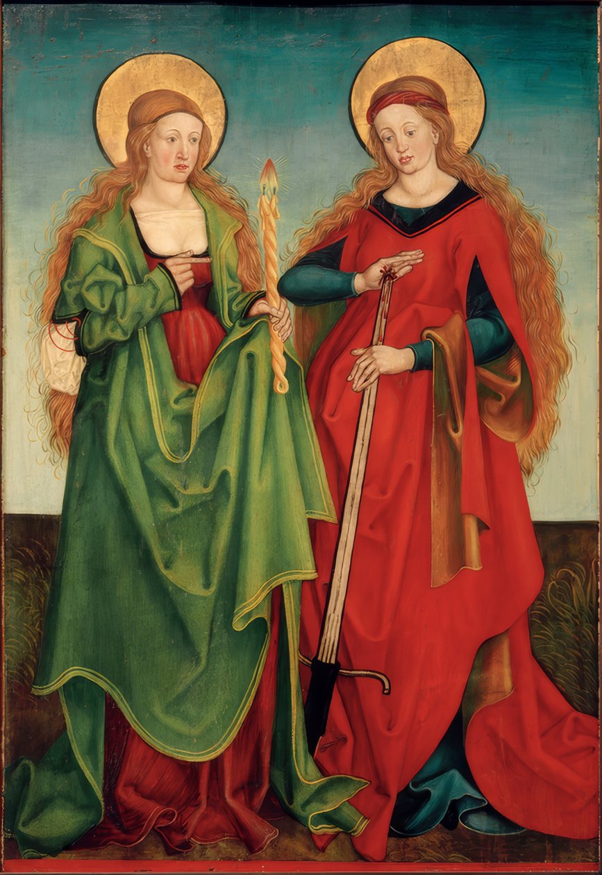 Die Heiligen Genoveva und Lucia 作者 汉斯和雅各布·斯特鲁布
