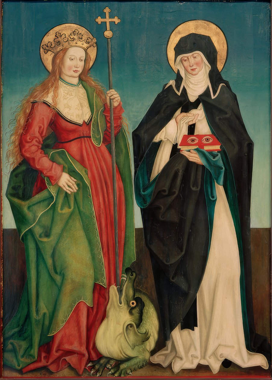 Die Heiligen Margareta und Ottilia 作者 汉斯和雅各布·斯特鲁布
