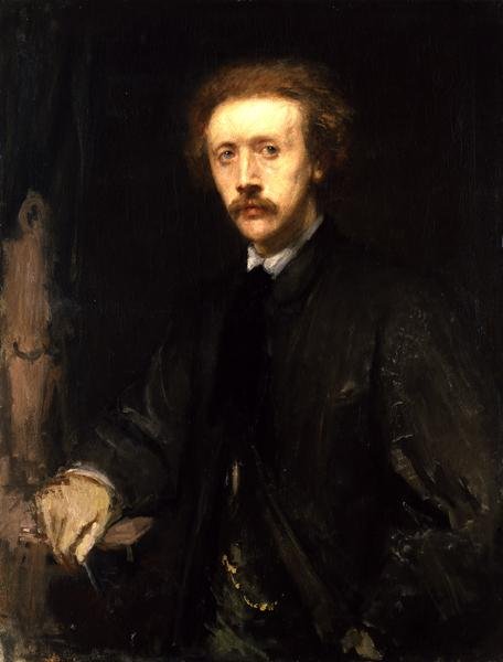 Konrad Knoll的肖像（1829-99），c.1863-64 作者 汉斯·冯·马雷斯