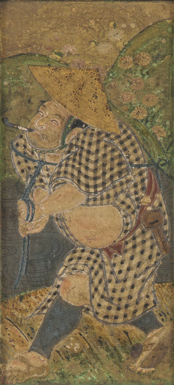 面板，江户时期，17世纪末-18世纪中叶。 作者 小川张立