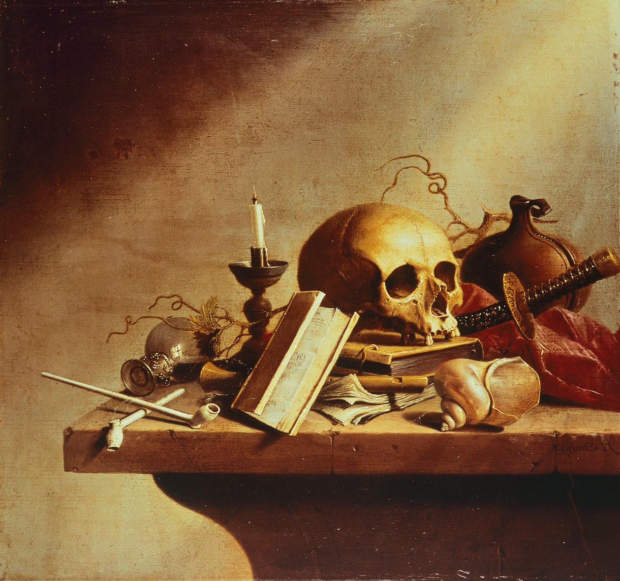 Vanitas 作者 哈曼·范·斯汀威克