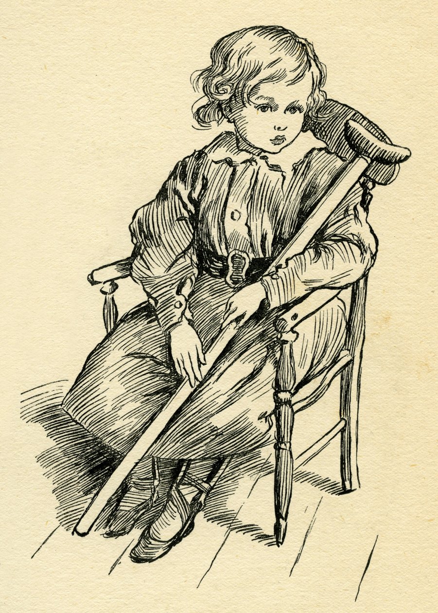 Charles Dickens在圣诞颂歌中的小蒂姆 作者 哈罗德·应付