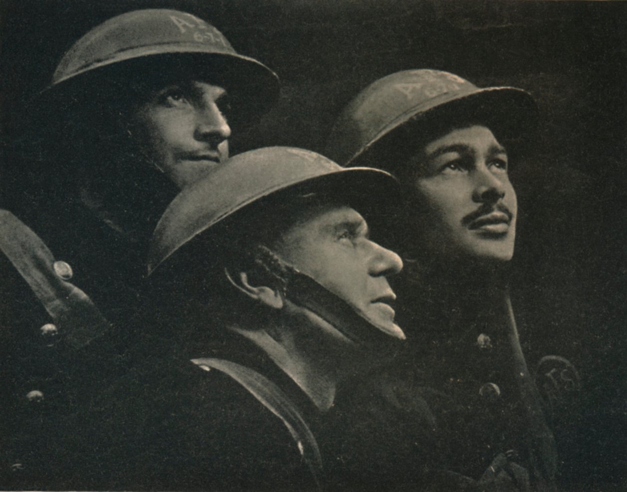 紧张的时刻，1942年。 作者 哈罗德·伯德金