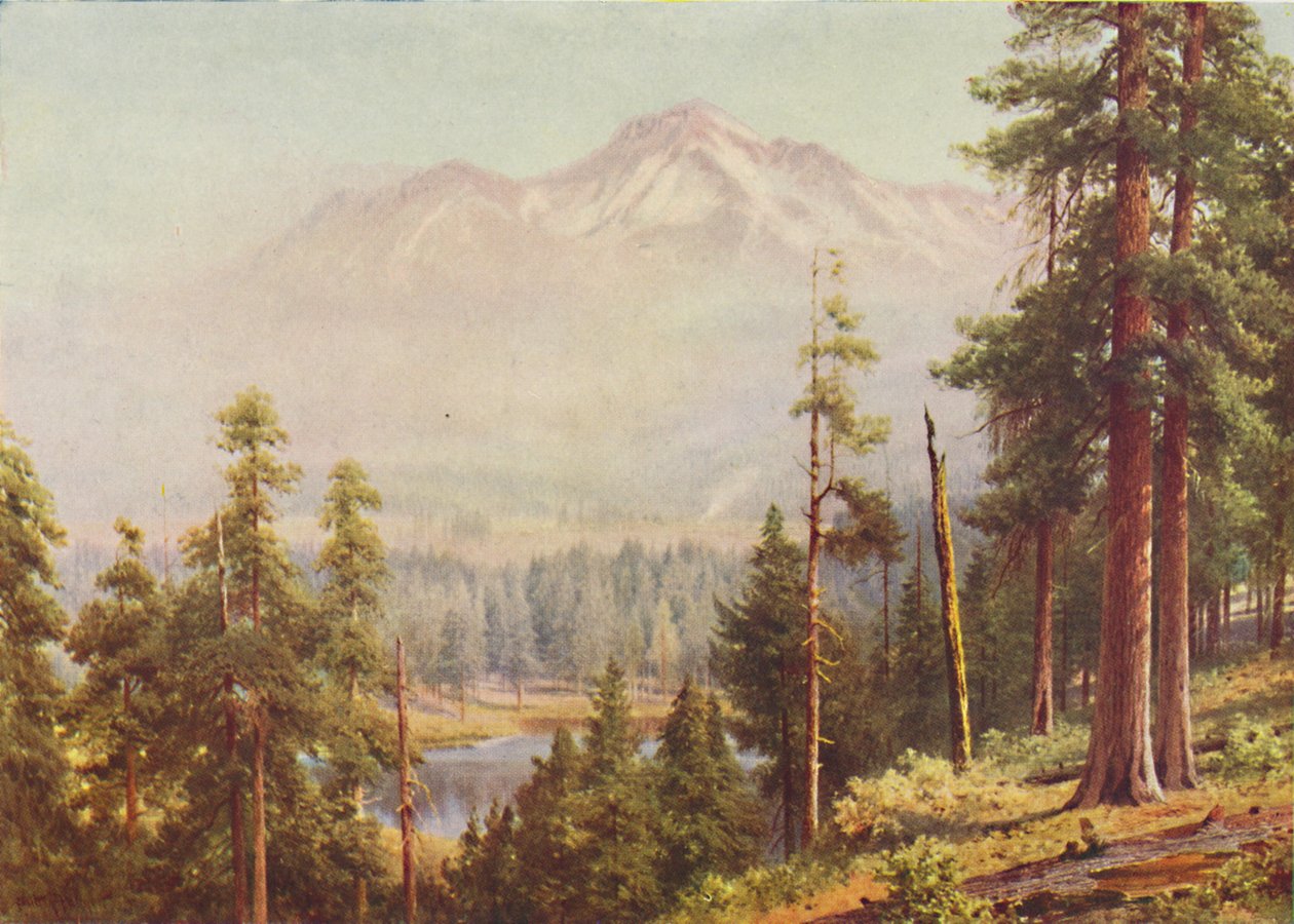 沙斯塔山，1916年 作者 哈罗德·萨顿·帕尔默