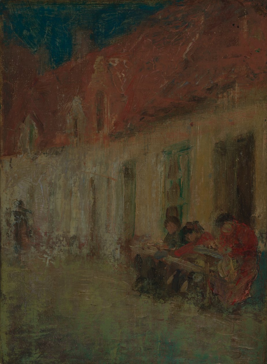 花边制造商，布鲁日，1912年。 作者 哈丽特·布莱克斯通