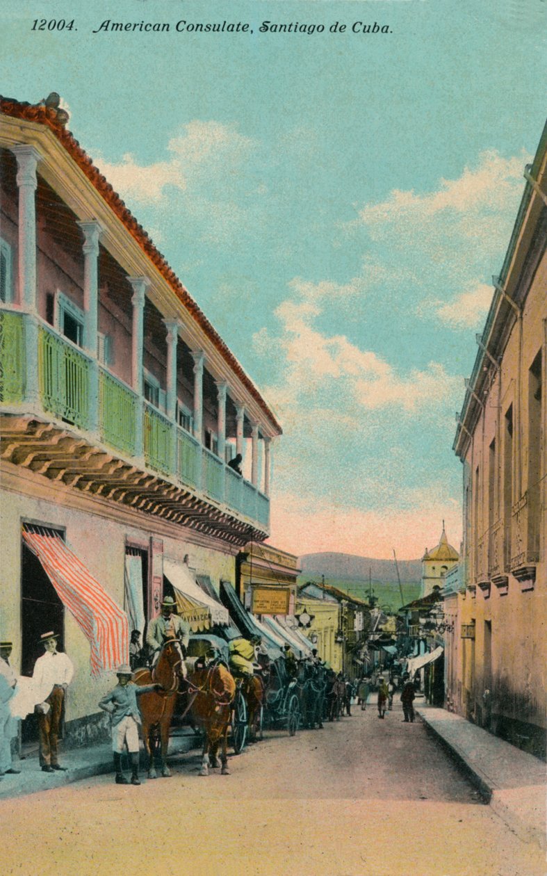 美国领事馆，古巴圣地亚哥，约1911年 作者 哈里斯兄弟公司