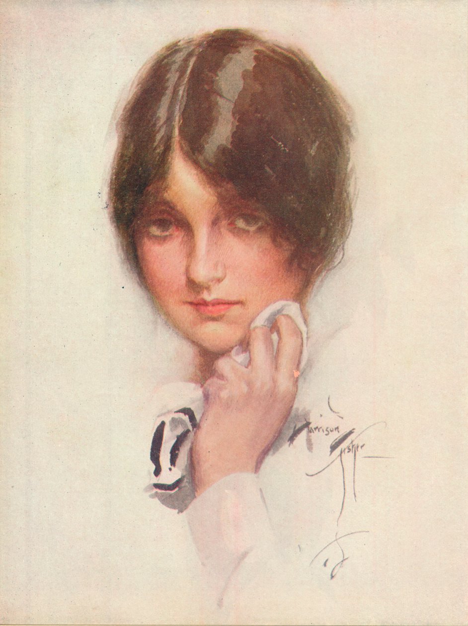 研究，c1914，1914年 作者 哈里森·费舍尔