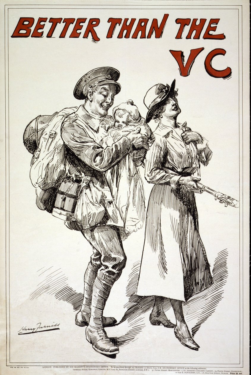 酒吧比VC更好。 1918年 作者 哈里·弗尼斯（Harry Furniss）