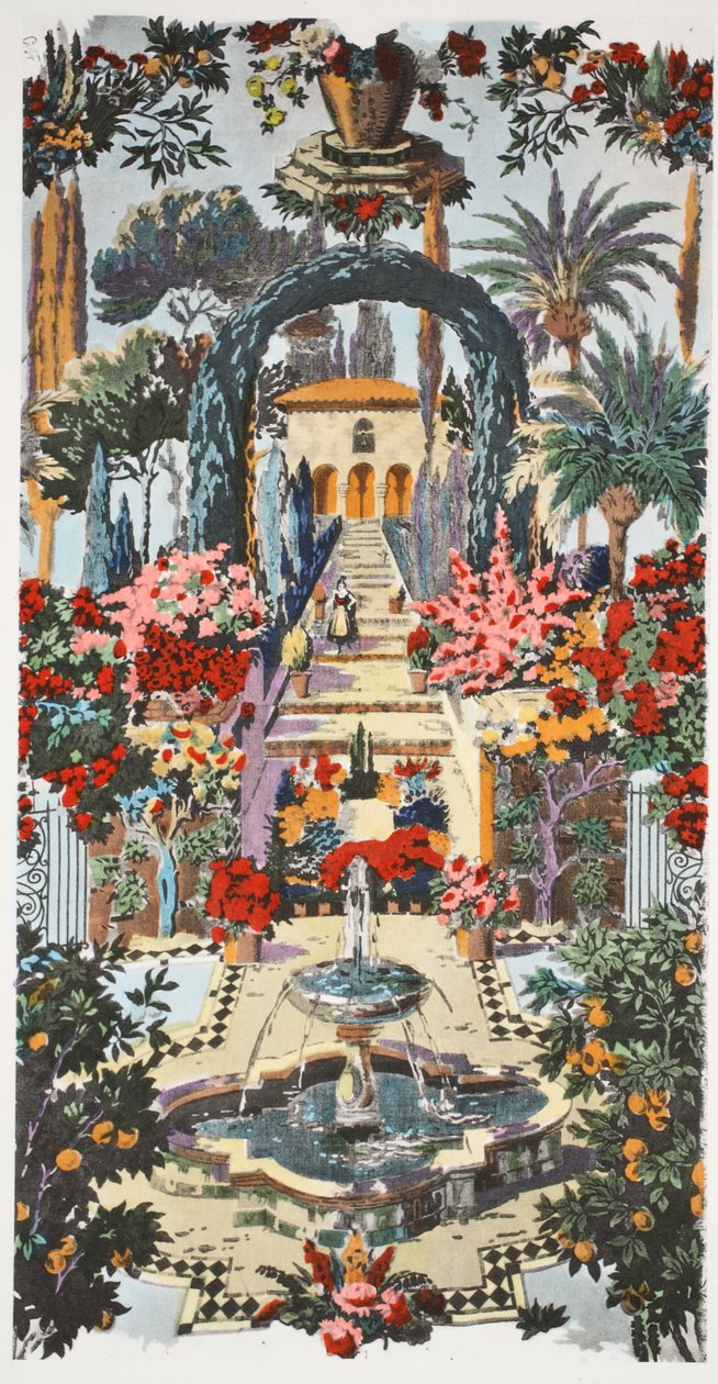 西班牙花园，酒吧。 1933年 作者 哈里·韦恩