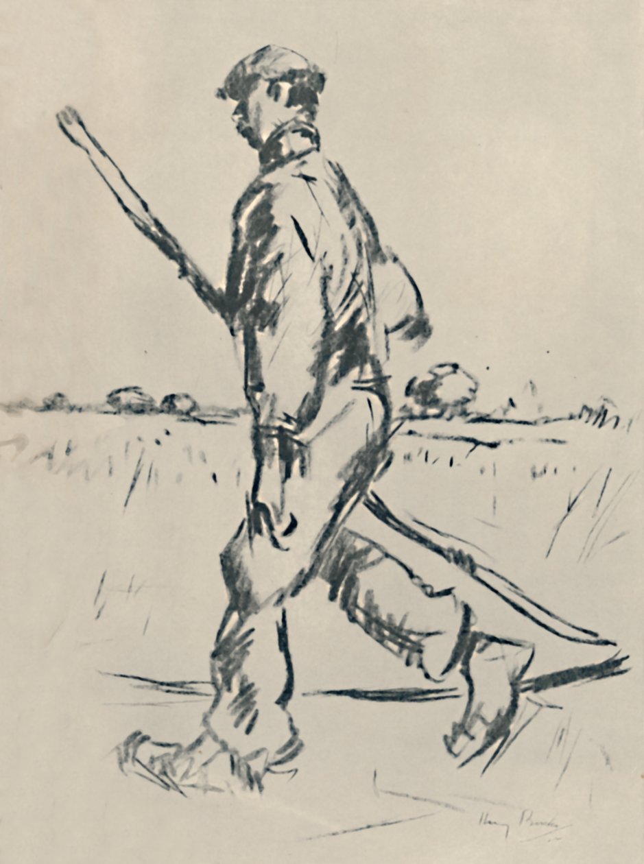 割草机，1919年 作者 哈里·贝克尔