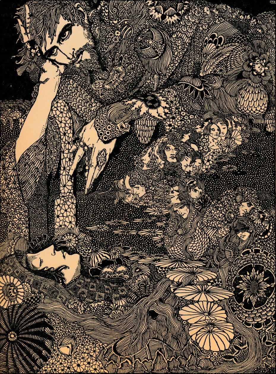 莫雷利亚，c1920 作者 哈里·克拉克
