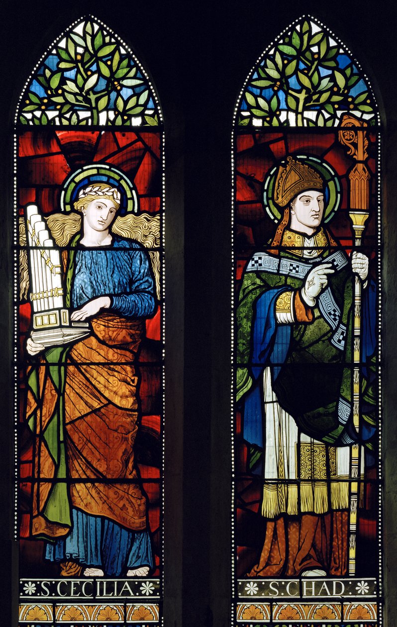 Thursford，St Andrew，James Powell＆Sons，Harry Wooldridge，St Cecilia＆St Chad，1873 作者 哈里·埃利斯·沃尔德里奇