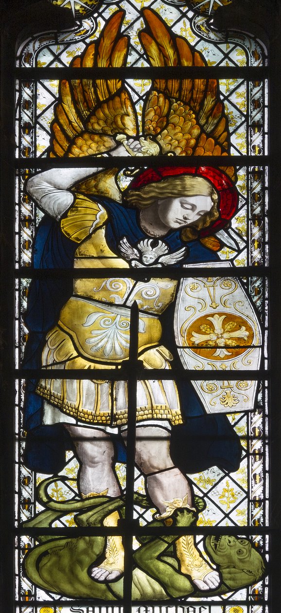 温彻斯特大教堂，James Powell＆Sons，Harry Ellis Wooldridge，St Michael，1882 作者 哈里·埃利斯·沃尔德里奇