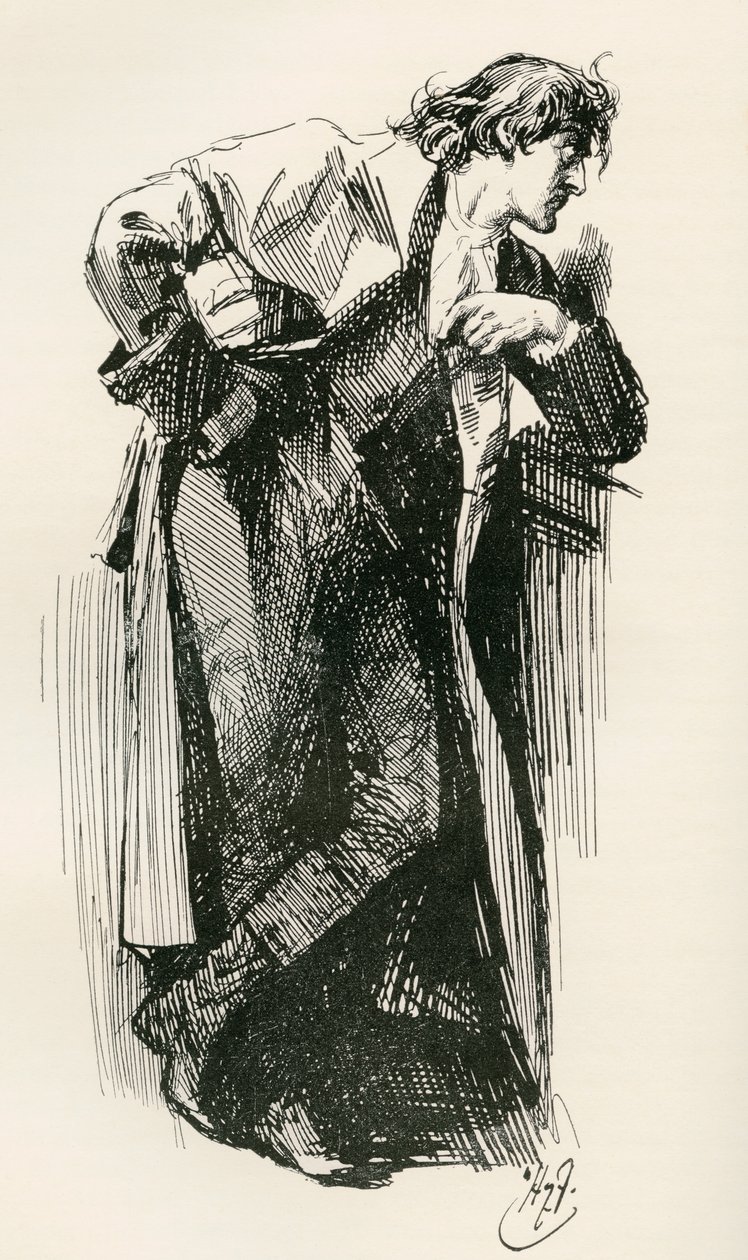 狄更斯小说《双城记》插图 作者 哈里·弗尼斯（Harry Furniss）