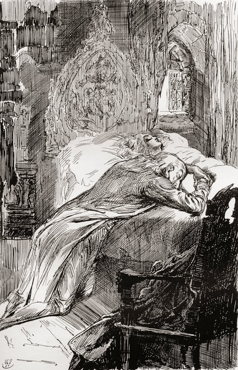 狄更斯《老古玩店》插图 作者 哈里·弗尼斯（Harry Furniss）