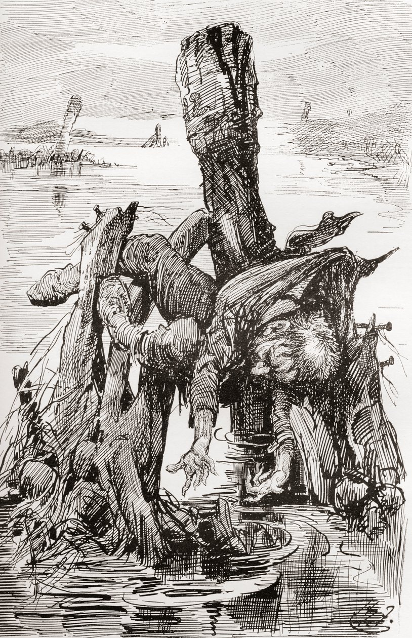 狄更斯《老古玩店》插图 作者 哈里·弗尼斯（Harry Furniss）